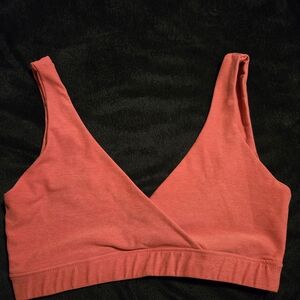 Beyond Yoga Coral Wrap Bralette